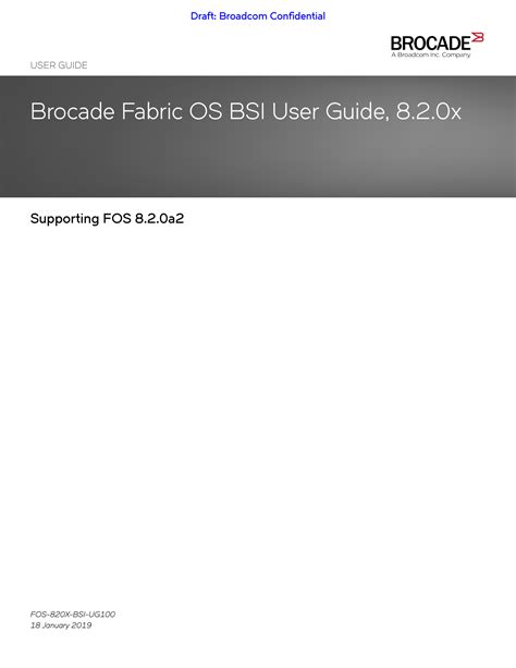 Brocade Fabric OS FCoE User Guide, 8.2 .